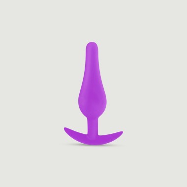 Πρωκτική Σφήνα Σιλικόνης Anal Beginner's Classic Medium Silicone Butt Plug - Μωβ