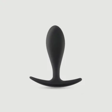 Πρωκτική Σφήνα Σιλικόνης Anal Beginner's Droplet Large Silicone Butt Plug - Μαύρη