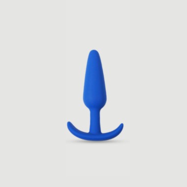 Πρωκτική Σφήνα Σιλικόνης Anal Beginner's Small Silicone Butt Plug - Μπλε