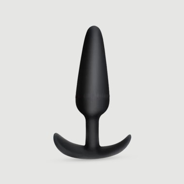 Πρωκτική Σφήνα Σιλικόνης Anchor Silicone Large Beginner's Butt Plug - Μαύρη