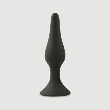 Πρωκτική Σφήνα Σιλικόνης με Βεντούζα Anal Beginner's Basic Silicone X-Large Butt Plug with Suction Cup - Μαύρη