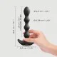 Remote Controlled Vibrating Silicone Flexi Balls - Black by Sexopolis