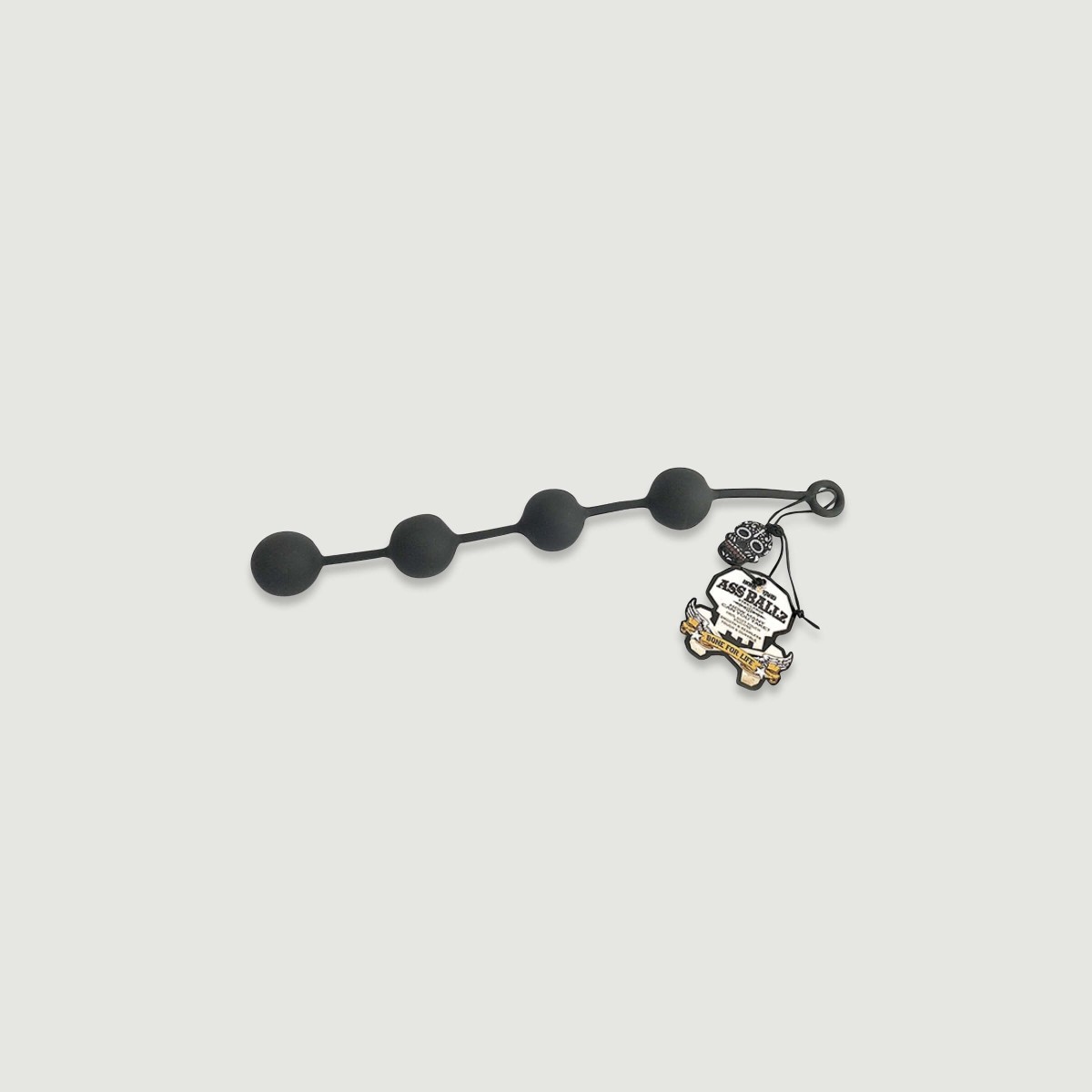 Μεγάλες Πρωκτικές Μπάλες Σιλικόνης XL Silicone Ass Ball Beads - Μαύρες by Sexopolis