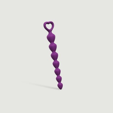 Bing Bang Small Silicone Anal Beads - Purple