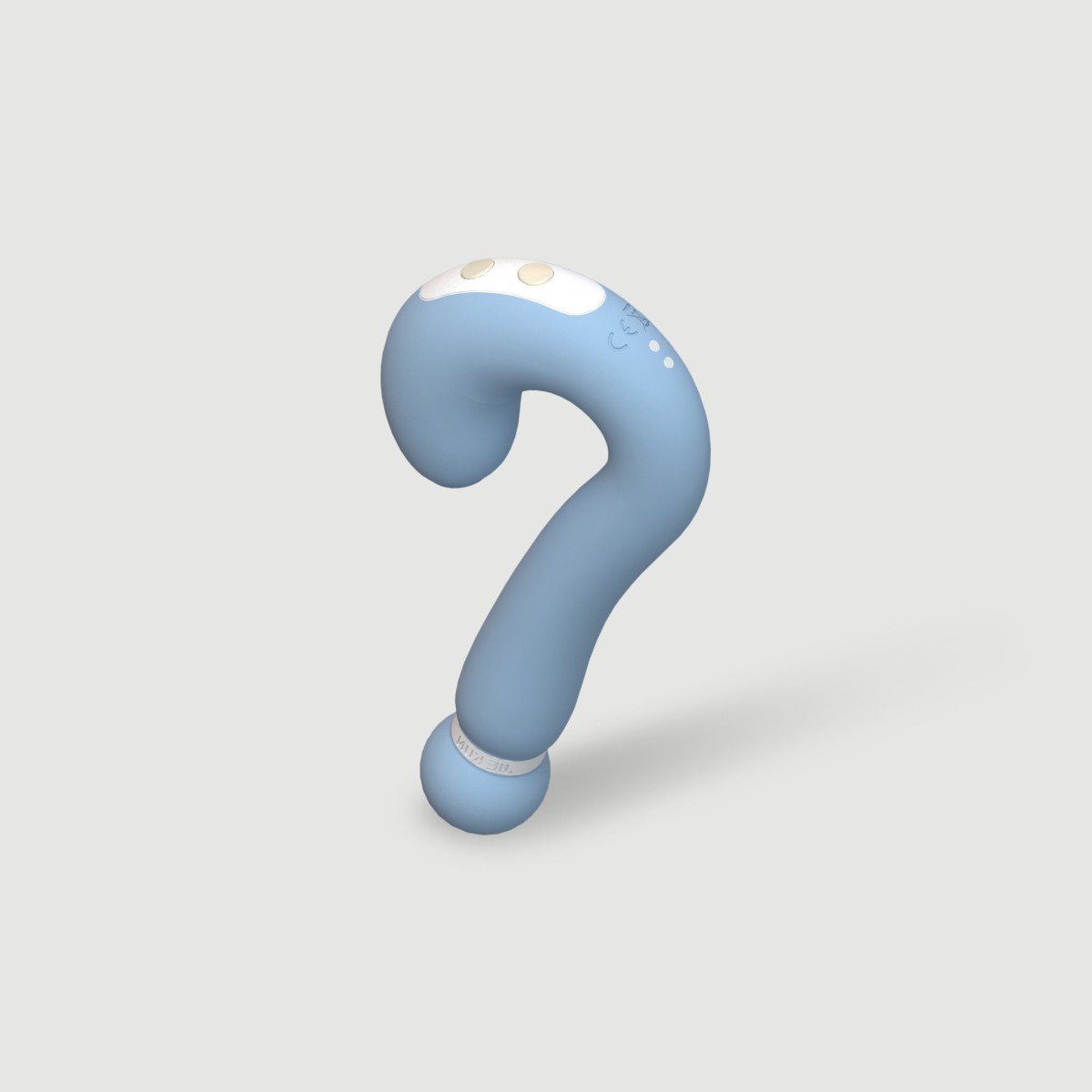 Alice Ergonomic Rabbit Silicone VIbrator with Clitoral Suction - Light Blue by Sexopolis