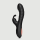 Sexopolis Amaya Curved Silicone Rabbit Vibrator - Black by Sexopolis