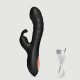 Sexopolis Amaya Curved Silicone Rabbit Vibrator - Black by Sexopolis