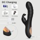 Sexopolis Amaya Curved Silicone Rabbit Vibrator - Black by Sexopolis