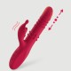 Παλινδρομικός & Περιστρεφόμενος Rabbit Δονητής Σιλικόνης Sexopolis Anaastasia Thrusting & Rotating Silicone Rabbit Vibrator - Κόκκινος by Sexopolis