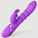 Sexopolis Astraia Thrusting Silicone Rabbit Vibrator with Internal Beads - Purple by Sexopolis