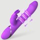 Sexopolis Astraia Thrusting Silicone Rabbit Vibrator with Internal Beads - Purple by Sexopolis