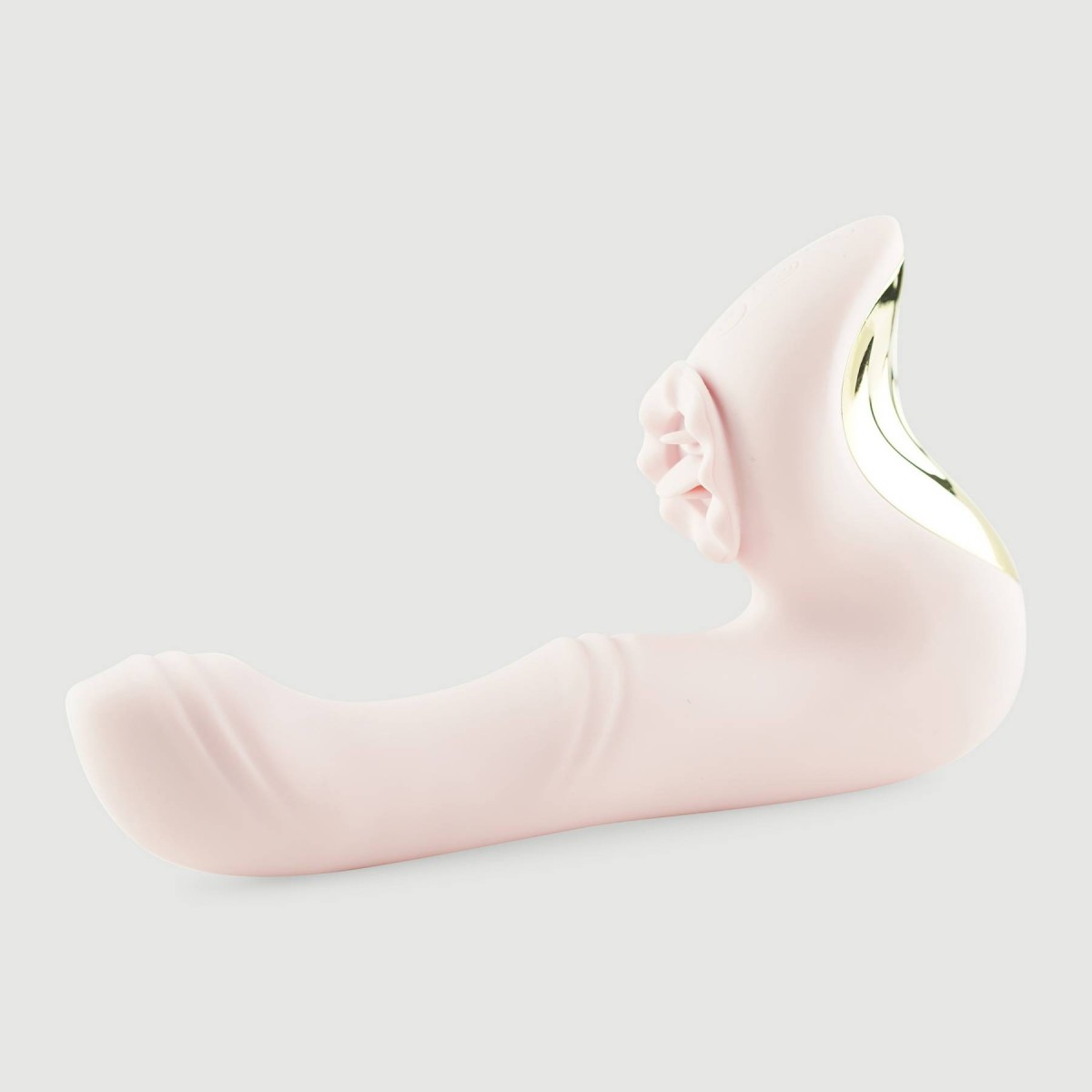 The Royal Tongue Silicone Heating Rabbit Vibrator - Pink by Sexopolis