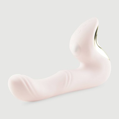 My Clitty Tap Silicone Heating Rabbit Vibrator - Pink