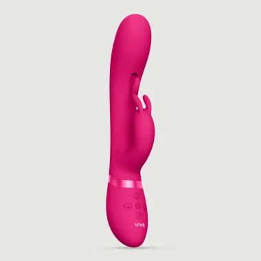 Tama Wave G-Spot Stimulating Silicone Rabbit Vibrator - Pink