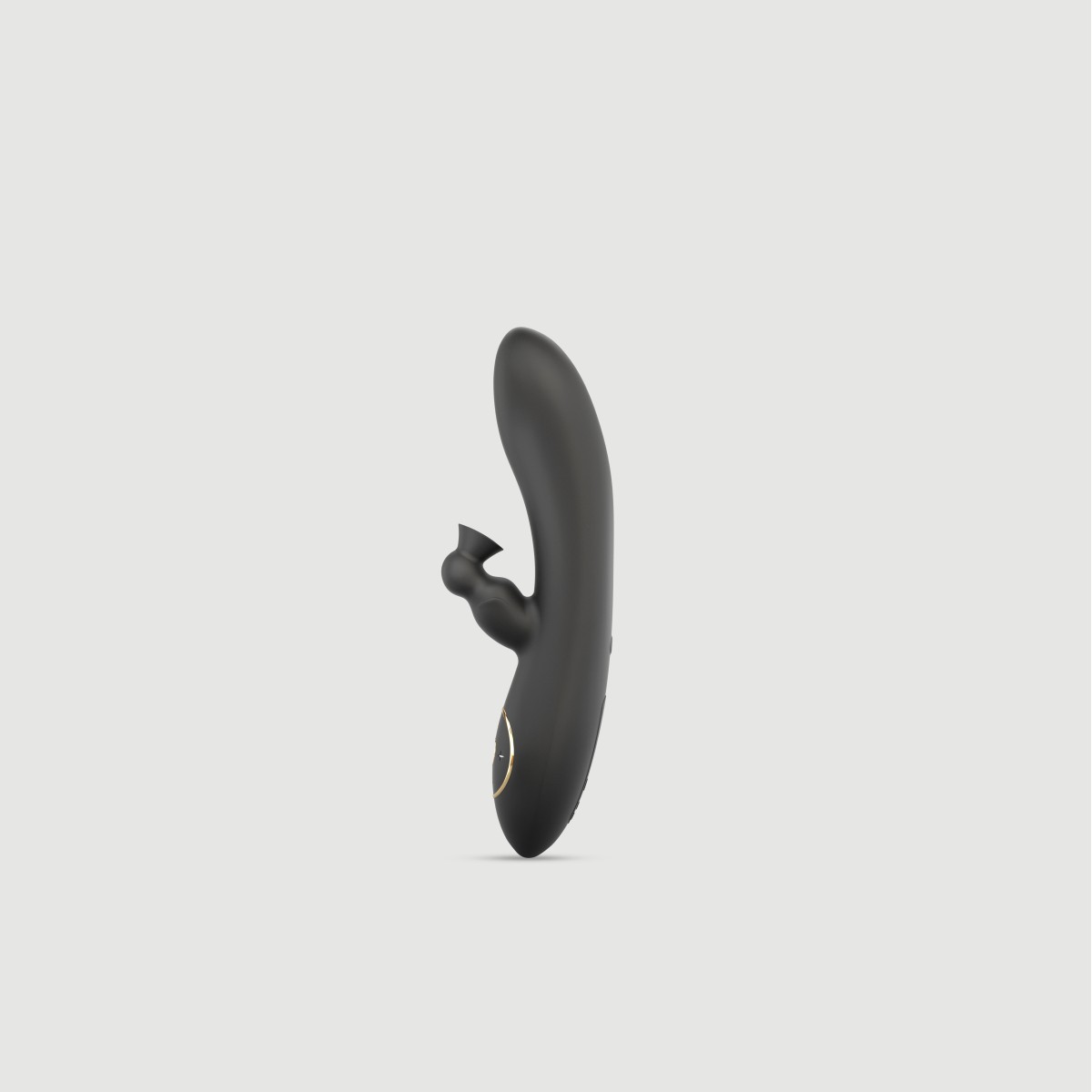 Divine Clitoral Suction Silicone Rabbit Vibrator - Black by Sexopolis