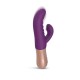 Sassy Bunny Thrusting & Tapping Silicone Rabbit G-Spot Vibrator - Purple by Sexopolis