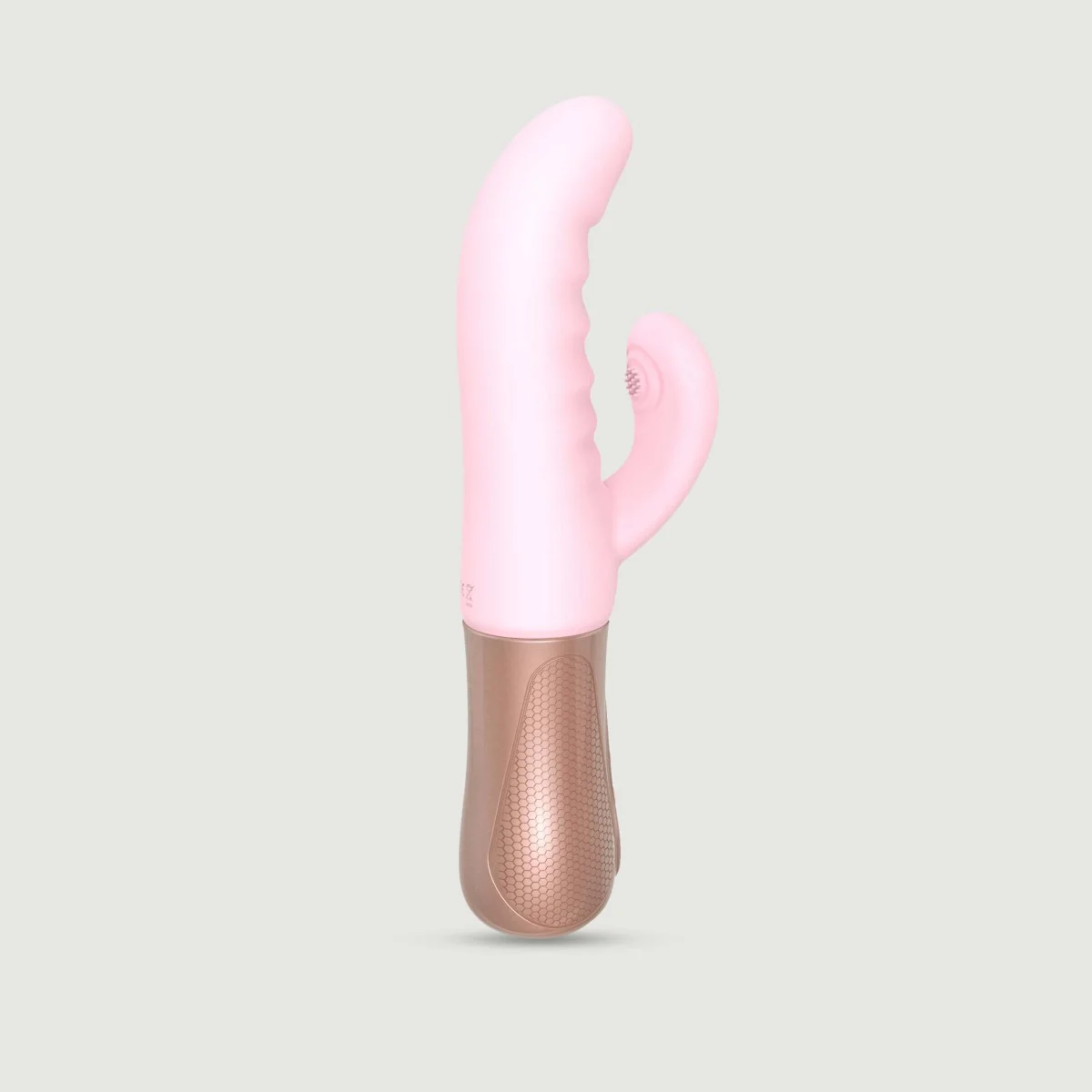 Sassy Bunny Thrusting & Tapping Silicone Rabbit G-Spot Vibrator - Pink by Sexopolis