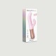 Sassy Bunny Thrusting & Tapping Silicone Rabbit G-Spot Vibrator - Pink by Sexopolis