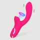 Lilo Silicone Rabbit Vibrator with Clitoral Suction - Pink by Sexopolis
