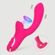 Lilo Silicone Rabbit Vibrator with Clitoral Suction - Pink by Sexopolis