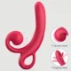 Rabbit Δονητής Σιλικόνης Με Κολπικό Flap The Rabbit Flapping Silicone Rabbit Vibrator With Flexible Clitoral Stimulator - Κόκκινος by Sexopolis