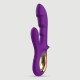 JAdore Silicone Ribbed Rabbit Vibator - Purple by Sexopolis