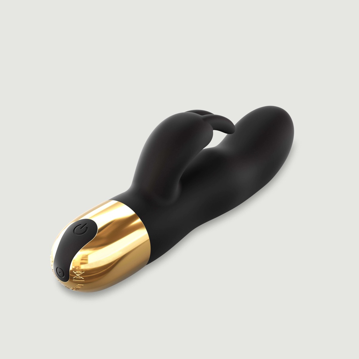 Expert G Silicone Rabbit G-Spot Vibrator - Black by Sexopolis