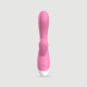 Smooth Classy Strong Dual Motor Silicone Rabbit Vibrator - Pink by Sexopolis