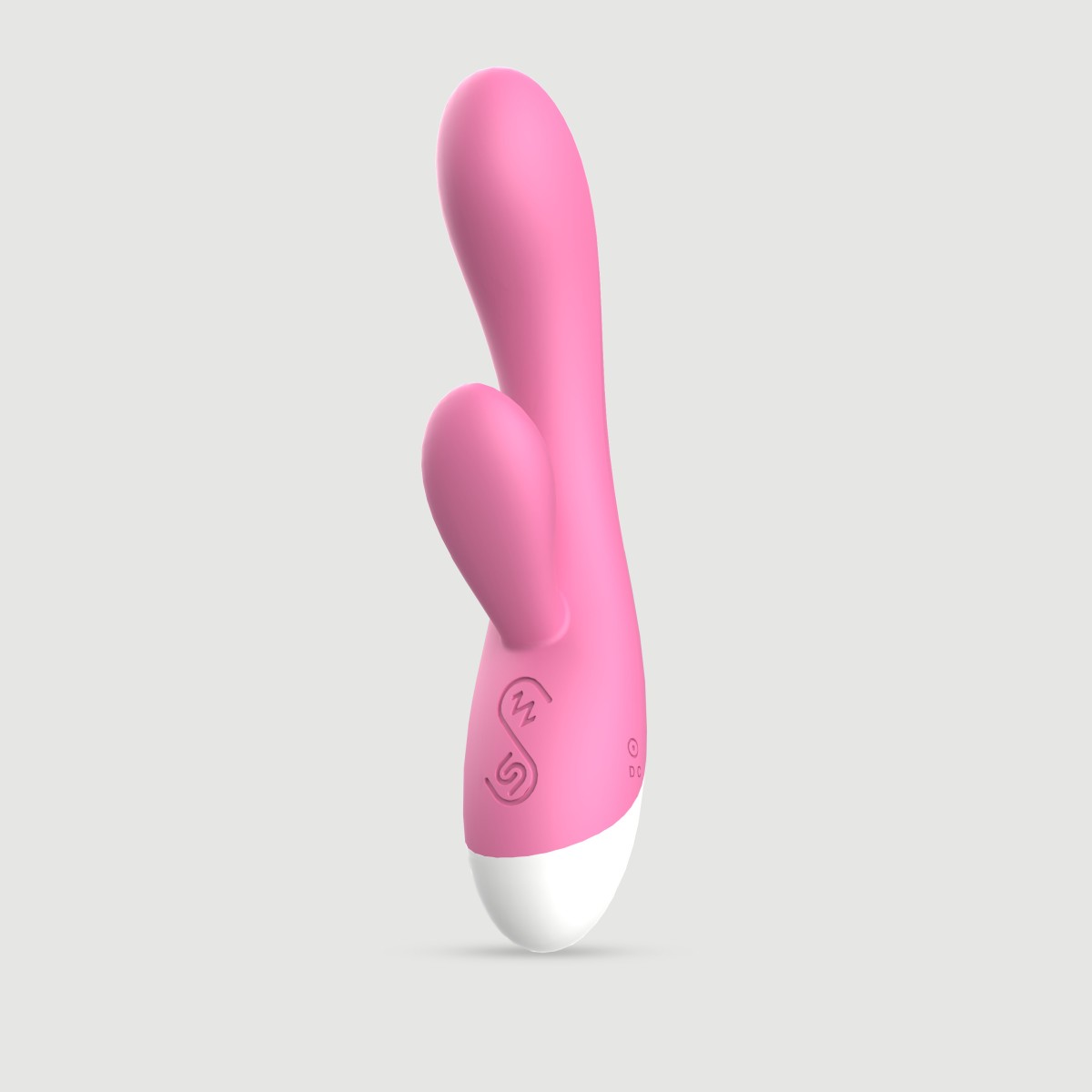 Smooth Classy Strong Dual Motor Silicone Rabbit Vibrator - Pink by Sexopolis