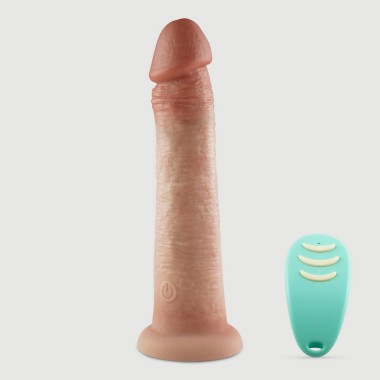 Ασύρματος Ρεαλιστικός Δονητής Σιλικόνης Με Παλινδρόμηση & App Federico 22 cm Realistic Remote Controlled Silicone Vibrator With App - Φυσικό Χρώμα