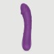 The Real Deal Ergonomic Silicone Realistic Vibrator - Purple by Sexopolis