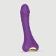 The Real Deal Ergonomic Silicone Realistic Vibrator - Purple by Sexopolis