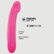 Μακρύς Ρεαλιστικός Δονητής Σιλικόνης Real Vibrations Medium Flesh 2.0 Silicone Realistic Vibrator - Ροζ by Sexopolis