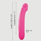 Μακρύς Ρεαλιστικός Δονητής Σιλικόνης Real Vibrations Medium Flesh 2.0 Silicone Realistic Vibrator - Ροζ by Sexopolis