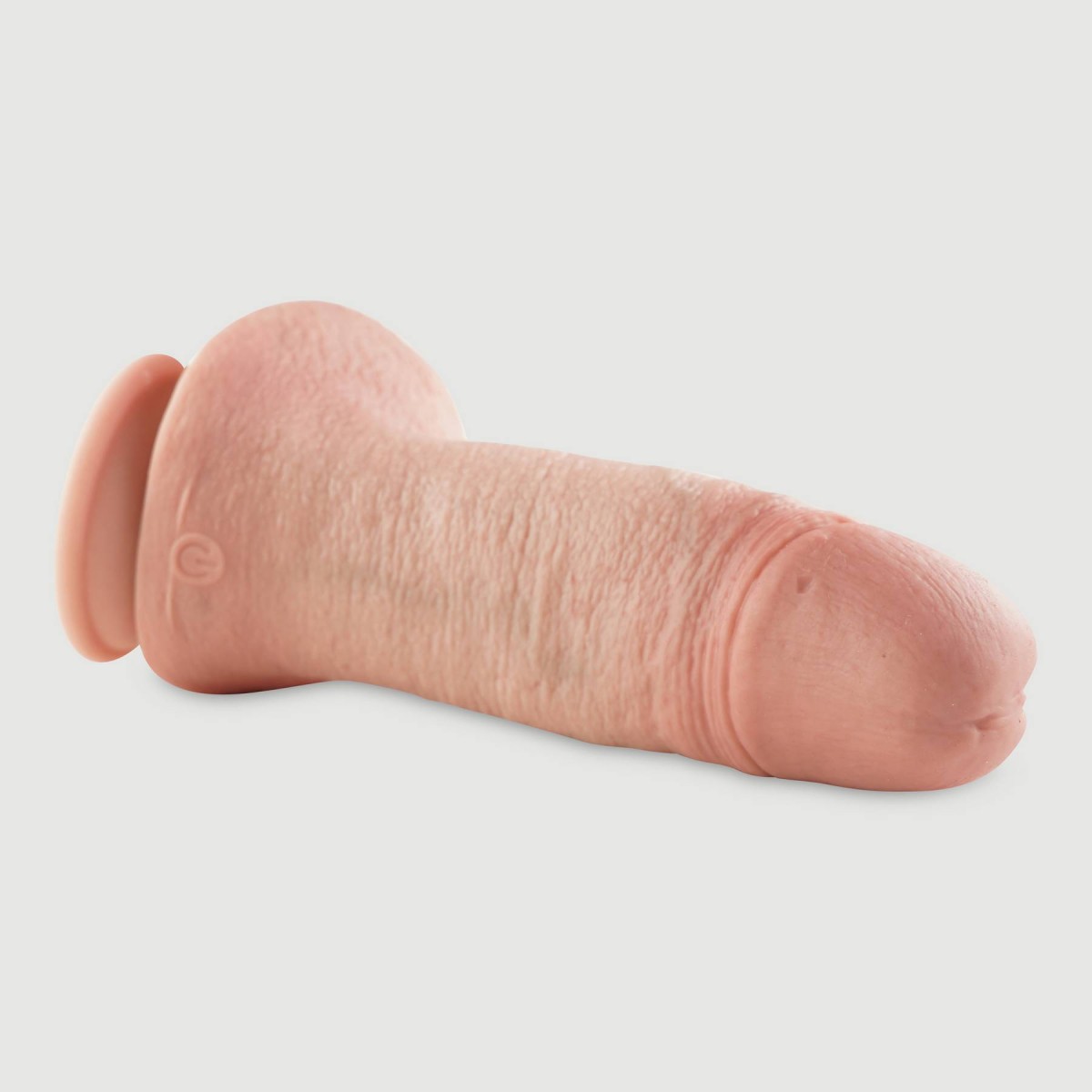 Zuri 21 cm Curved Thick Realistic Remote Controlled Silicone Vibrator With Balls & Suction Cup - Flesh by Sexopolis