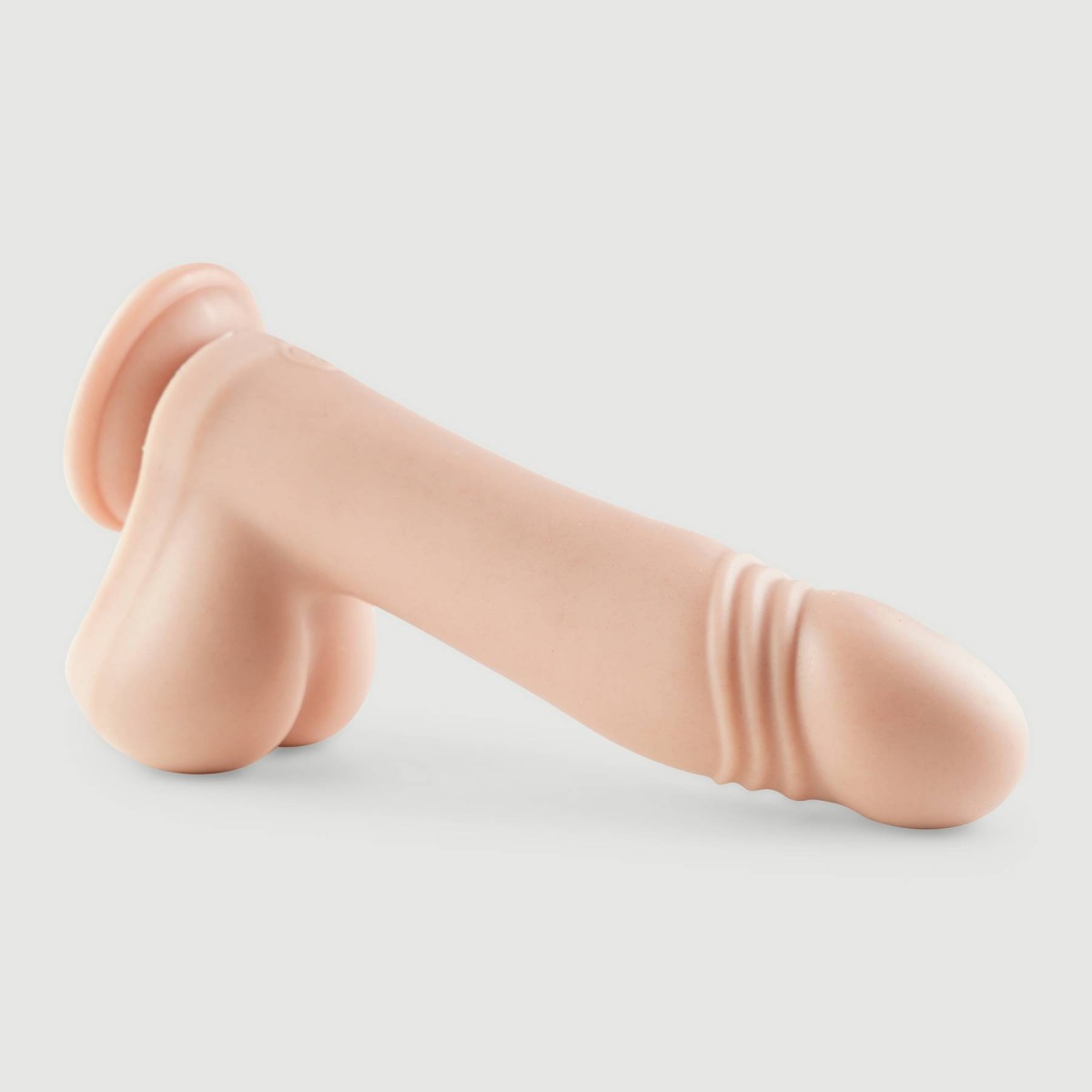 Παλινδρομικός Ασύρματος Ρεαλιστικός Δονητής Σιλικόνης Με Όρχεις & Βεντούζα Victor 24 cm - Φυσικό Χρώμα by Sexopolis