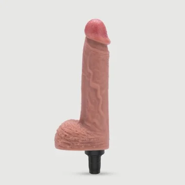 Ρεαλιστικός Δονητής Σιλικόνης Για Sexopolis Sex Machines 19 cm - Φυσικό Χρώμα