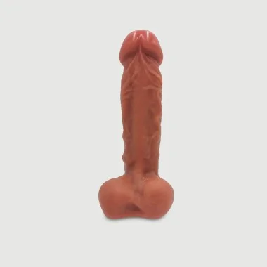 Ομοίωμα Πέους Σιλικόνης Για Sexopolis Sex Machines 18 cm Realistic Silicone Dildo For Sexopolis Sex Machines - Καφέ