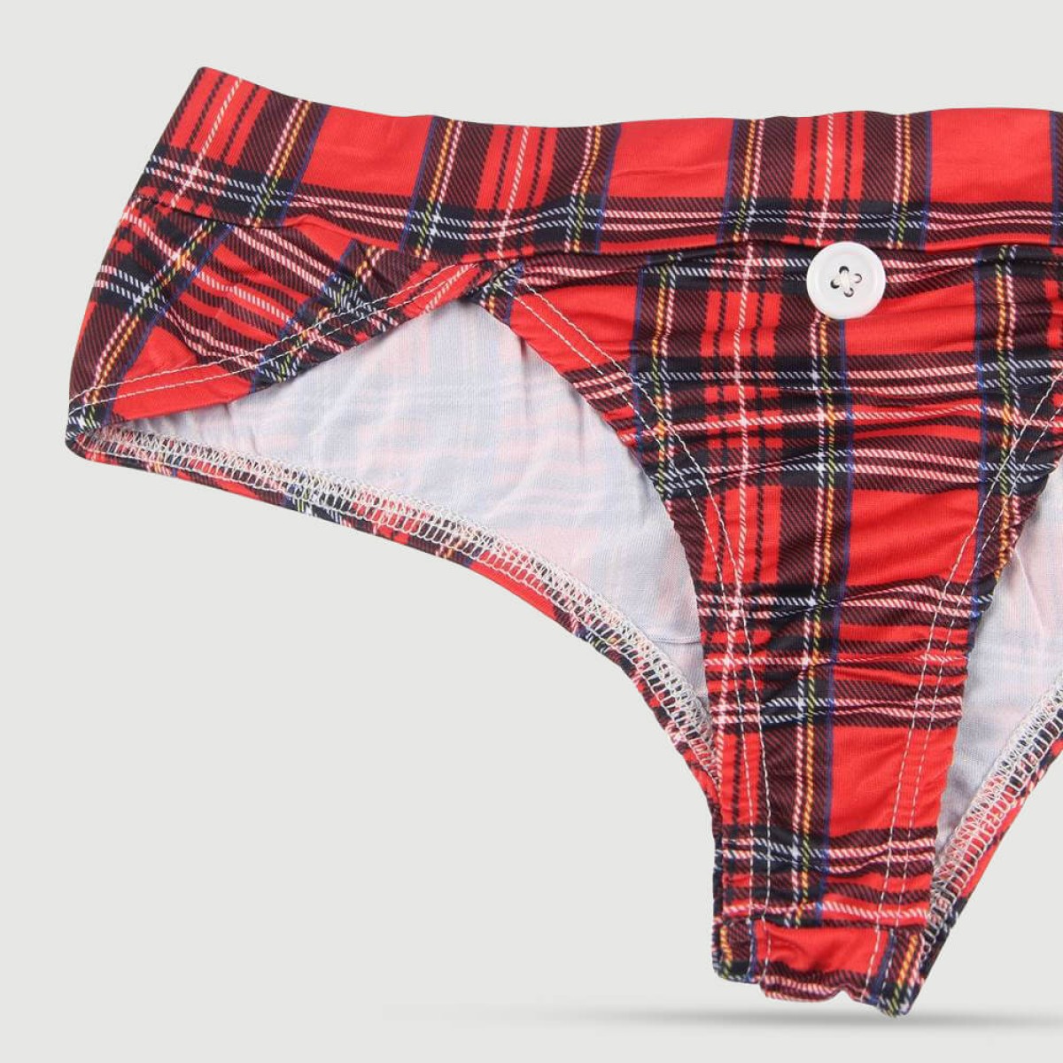 Plus Size Σέξι Στολή Μαθήτριας Κολεγίου Sexy Uniform Student College Style Cosplay Suit – Καρό by Sexopolis