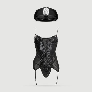 Sexy Policewoman Costume - Black
