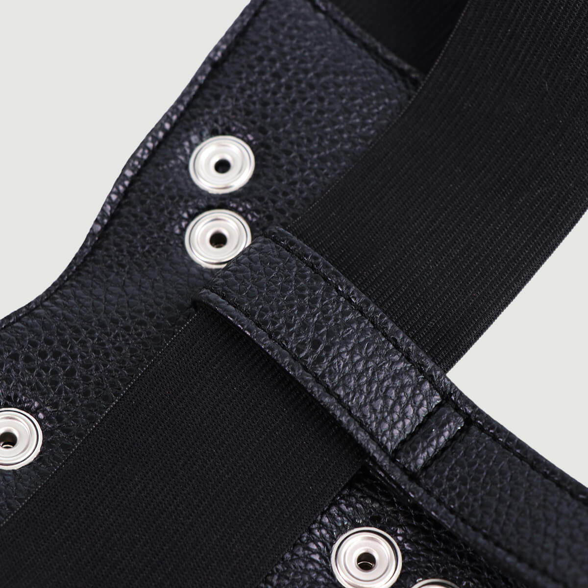 Leather Strap On Harness With Adjustable Straps & O Ring – Black by Sexopolis