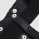Leather Strap On Harness With Adjustable Straps & O Ring – Black by Sexopolis