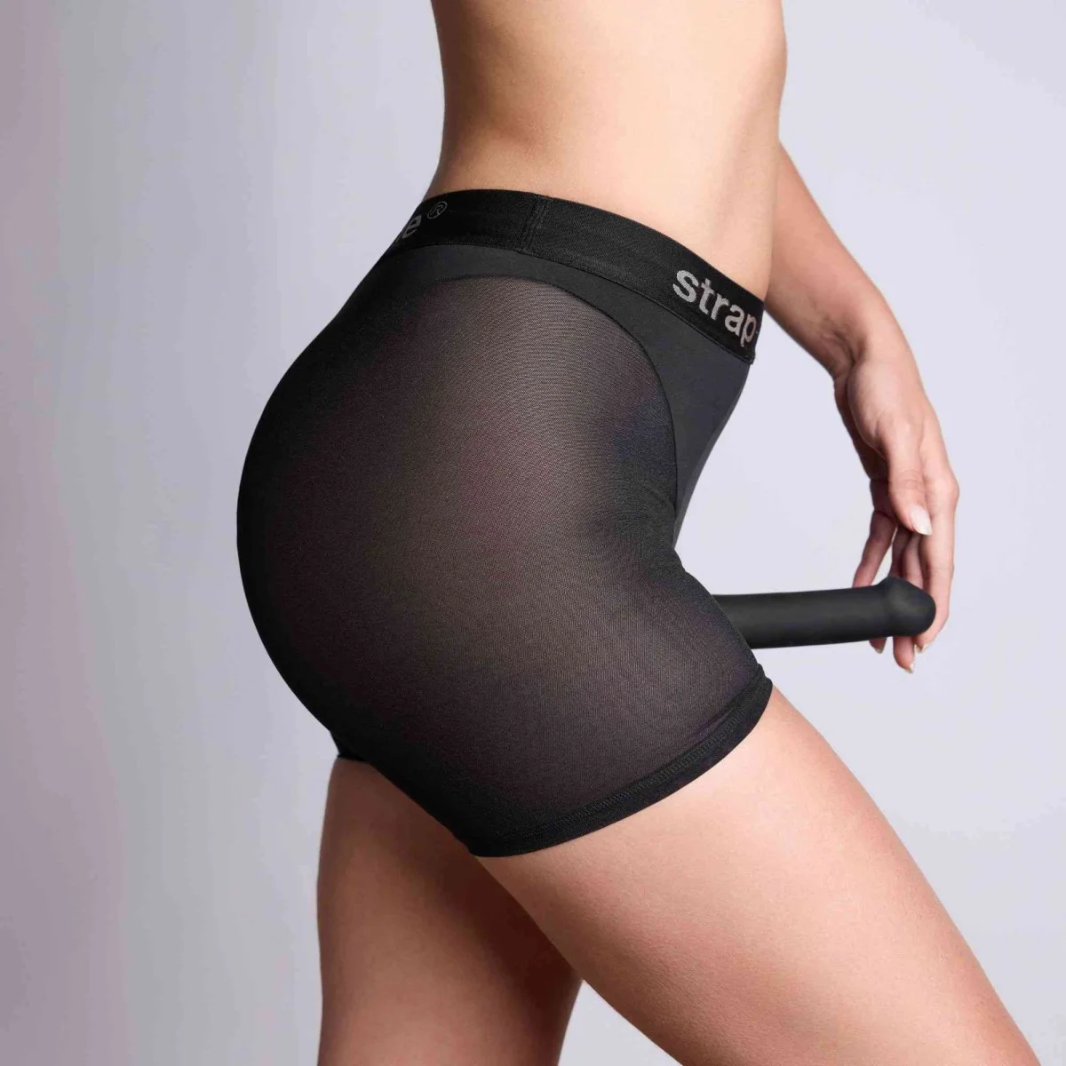 Εσώρουχο Strapon Lingerie Harness Halo - Μαύρο by Sexopolis