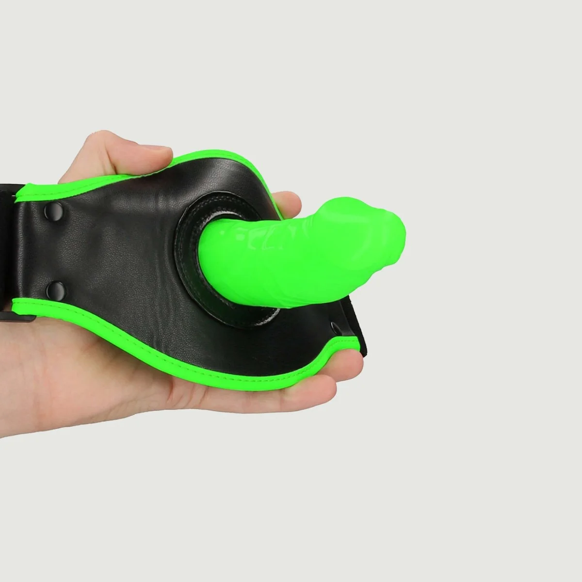 Ζώνη Strap On Μηρού Glow In The Dark Thigh Strap On Harness by Sexopolis