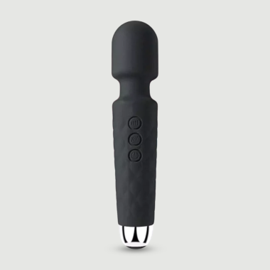 Beginner's Powerful Candi Massage Wand Vibrator - Black