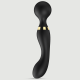 Aurelia Flexible Premium Silicone 2 in 1 Massage Wand & G-Spot Stimulator - Black by Sexopolis
