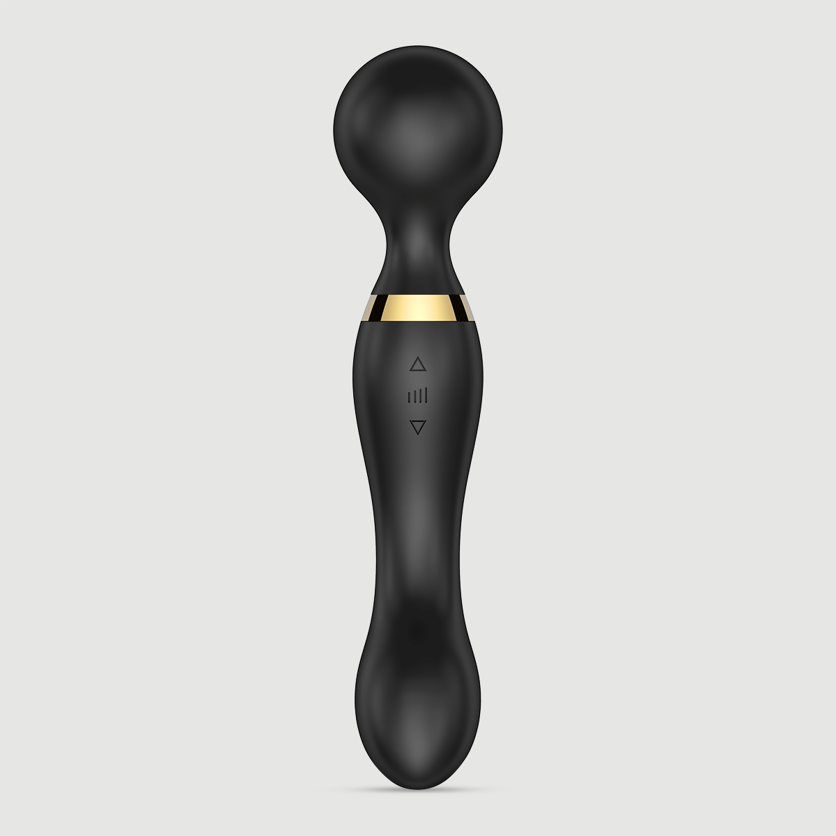 Aurelia Flexible Premium Silicone 2 in 1 Massage Wand & G-Spot Stimulator - Black by Sexopolis