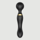 Aurelia Flexible Premium Silicone 2 in 1 Massage Wand & G-Spot Stimulator - Black by Sexopolis