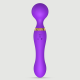 Aurelia Flexible Premium Silicone 2 in 1 Massage Wand & G-Spot Stimulator - Purple by Sexopolis