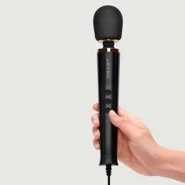 Le Wand Powerful Petite Plug In Premium Wand Massager - Black